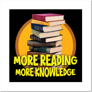 More Reading, More Knowledge Posters and Art